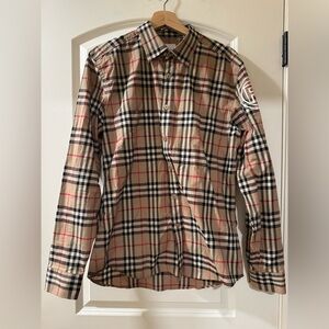 Burberry Plaid Men's Shirt